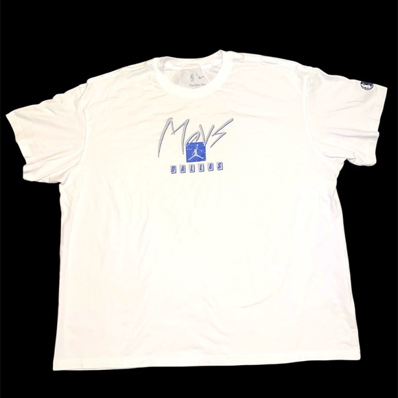 Dallas Mavericks Shirt Mens XXL Nike Jordan Loose Fit Courtside Statement - Picture 1 of 10